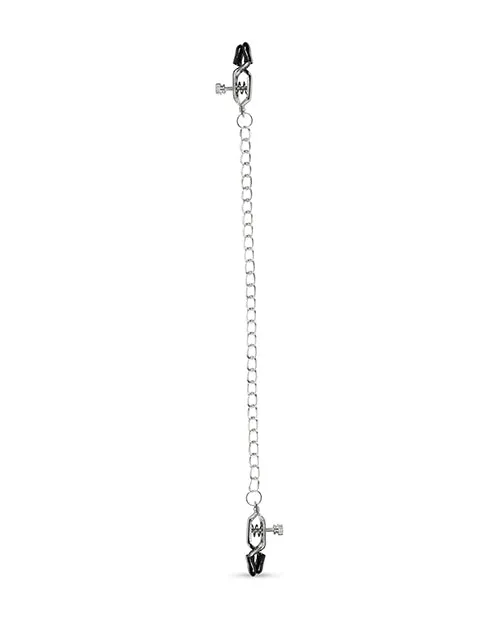 Easy Toys Big Nipple Clamps Wchain Silver Edc Internet Bv Dildos