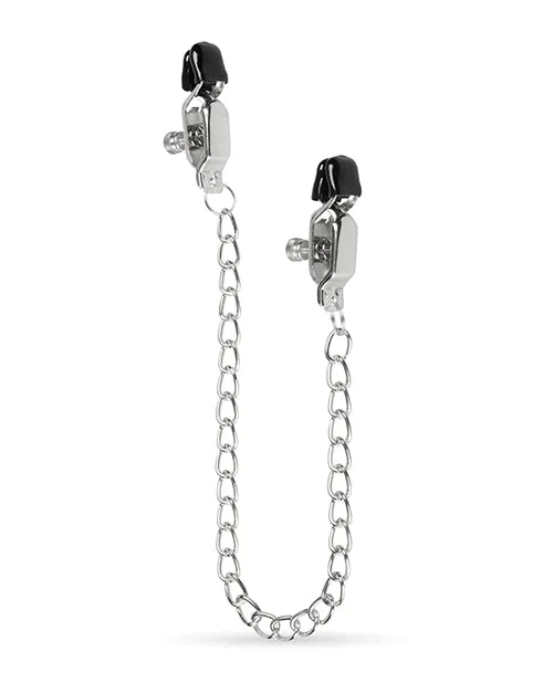 Easy Toys Big Nipple Clamps Wchain Silver Edc Internet Bv Dildos