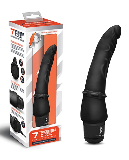Electric Eel INC Anal Powercocks 7 Slim Anal Realistic Vibrator