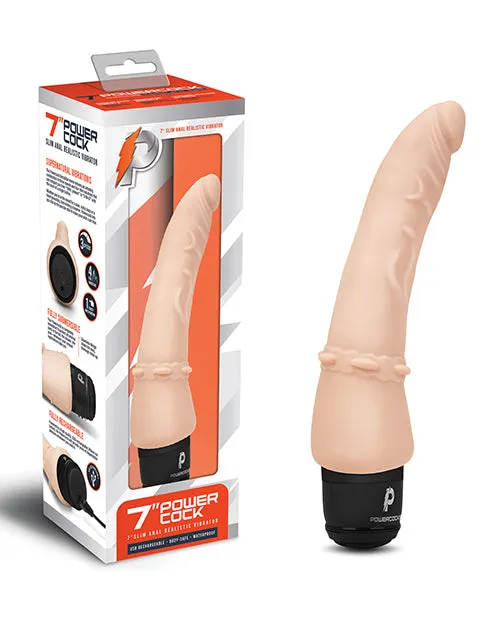 Electric Eel INC Anal Powercocks 7 Slim Anal Realistic Vibrator