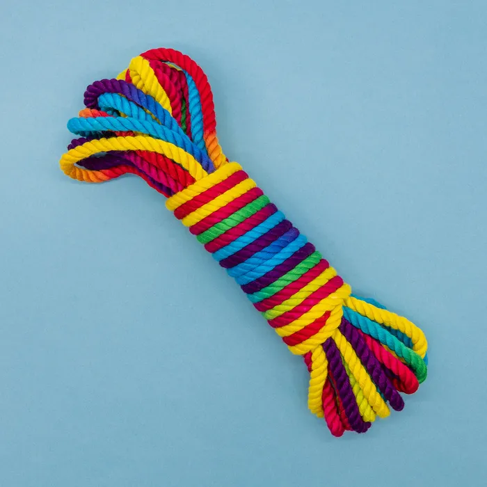 Emojibator Funfetti Rainbow Bondage Rope Emojibator Couples
