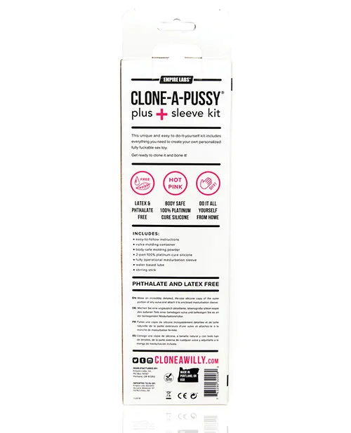 Empire Labs Male Sex Toys Cloneapussy Plus Sleeve