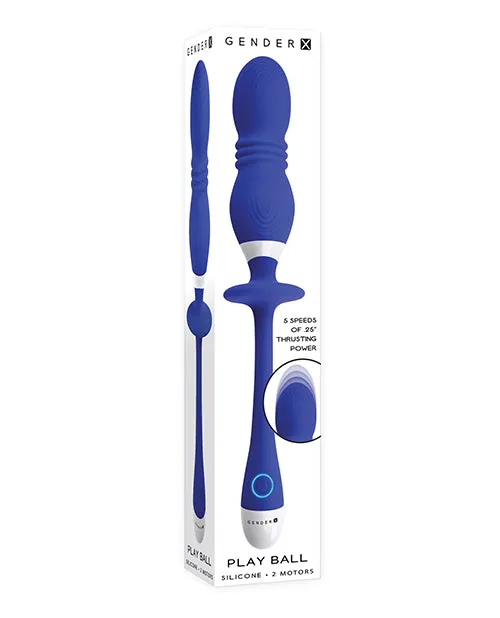 Evolved Novelties INC Gender X Play Ball Blue Anal