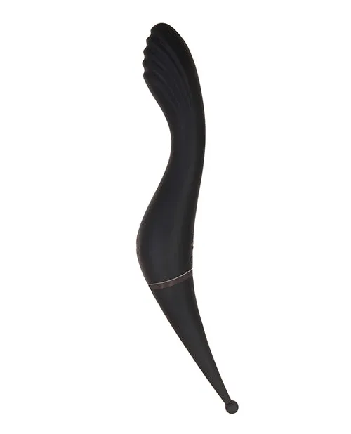Evolved Novelties INC Vibrators Evolved Tantalizing Teaser Dual End Vibrator Black