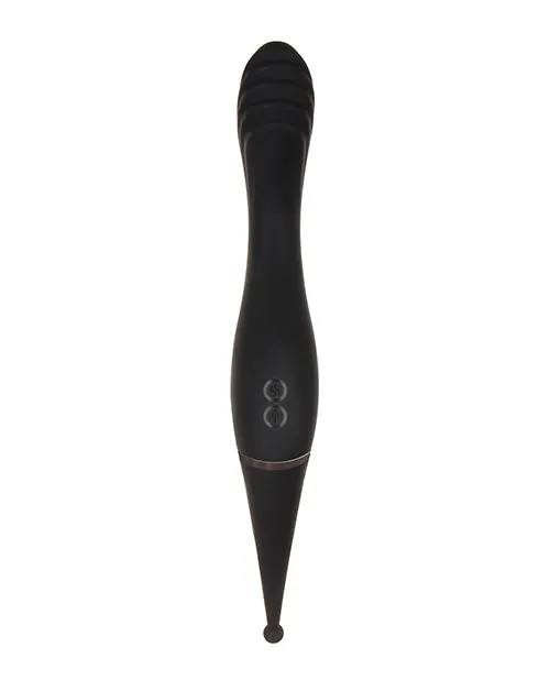 Evolved Novelties INC Vibrators Evolved Tantalizing Teaser Dual End Vibrator Black