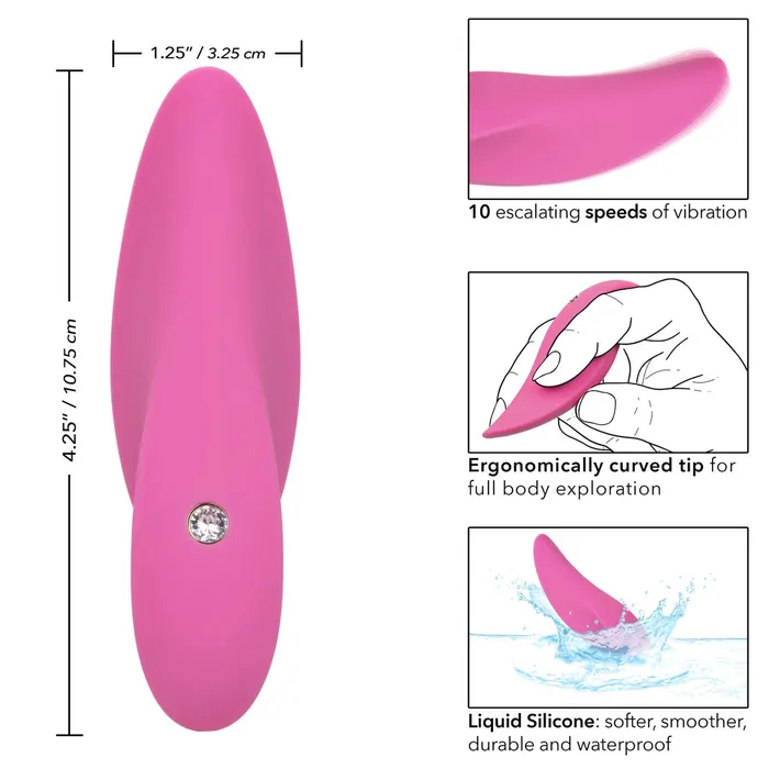 Female Sex Toys CalExotics LuvMor Foreplay Curved Massager