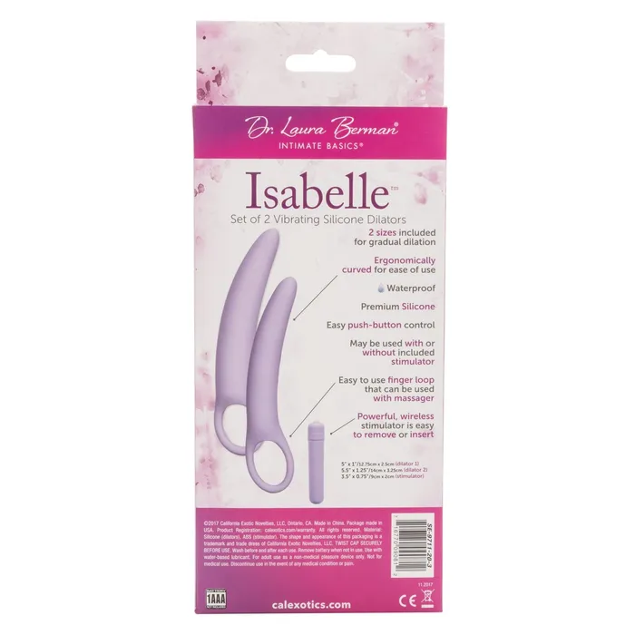 Female Sex Toys Dr Laura Berman Isabelle Set of 2 Vibrating Silicone Dilators CalExotics Female Sex Toys Dr Laura Berman Isabelle Set of 2 Vibrating Silicone Dilators CalExotics