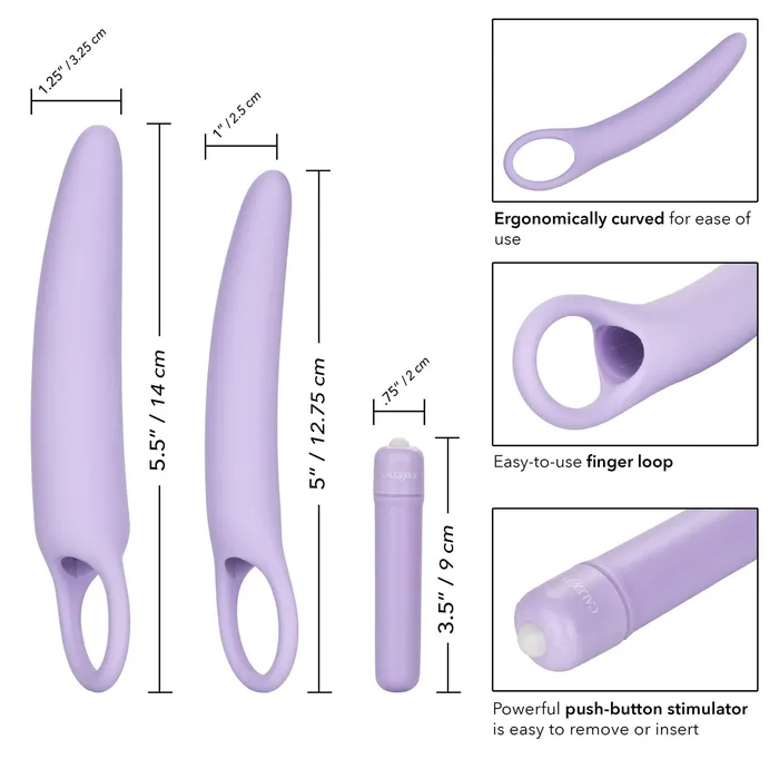 Female Sex Toys Dr Laura Berman Isabelle Set of 2 Vibrating Silicone Dilators CalExotics Female Sex Toys Dr Laura Berman Isabelle Set of 2 Vibrating Silicone Dilators CalExotics
