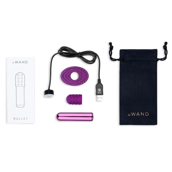 Female Sex Toys Le Wand Le Wand Chrome Bullet Dark Cherry