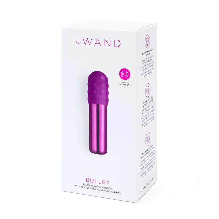 Female Sex Toys Le Wand Le Wand Chrome Bullet Dark Cherry