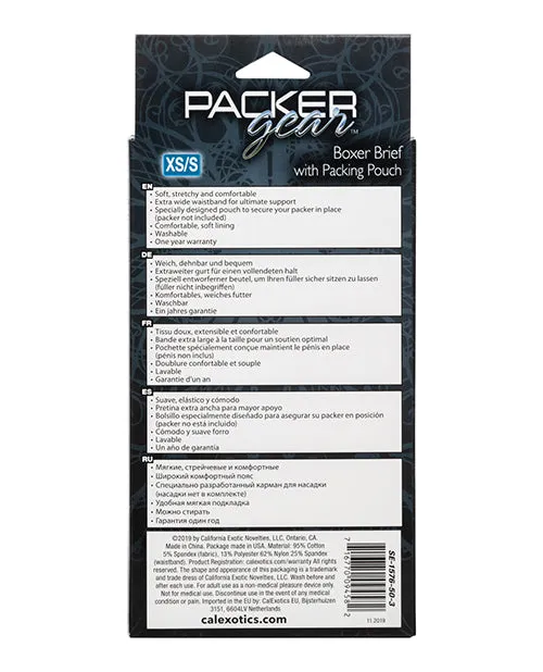 Female Sex Toys Packer Gear Boxer Brief With Packing Pouch California Exotic Novelties