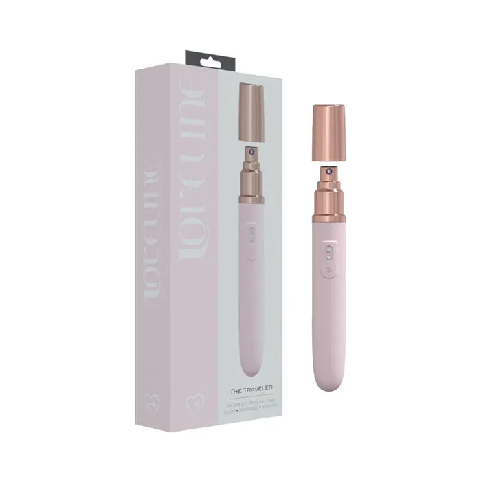Female Sex Toys Shots LoveLine Traveler Vibrator with BuiltIn Lubricant Dispenser