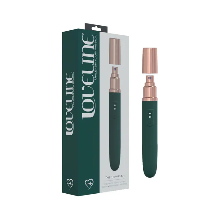 Female Sex Toys Shots LoveLine Traveler Vibrator with BuiltIn Lubricant Dispenser