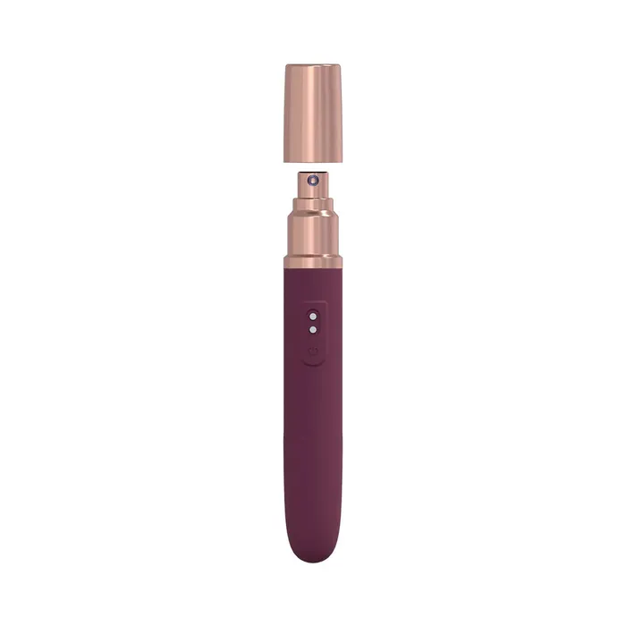 Female Sex Toys Shots LoveLine Traveler Vibrator with BuiltIn Lubricant Dispenser