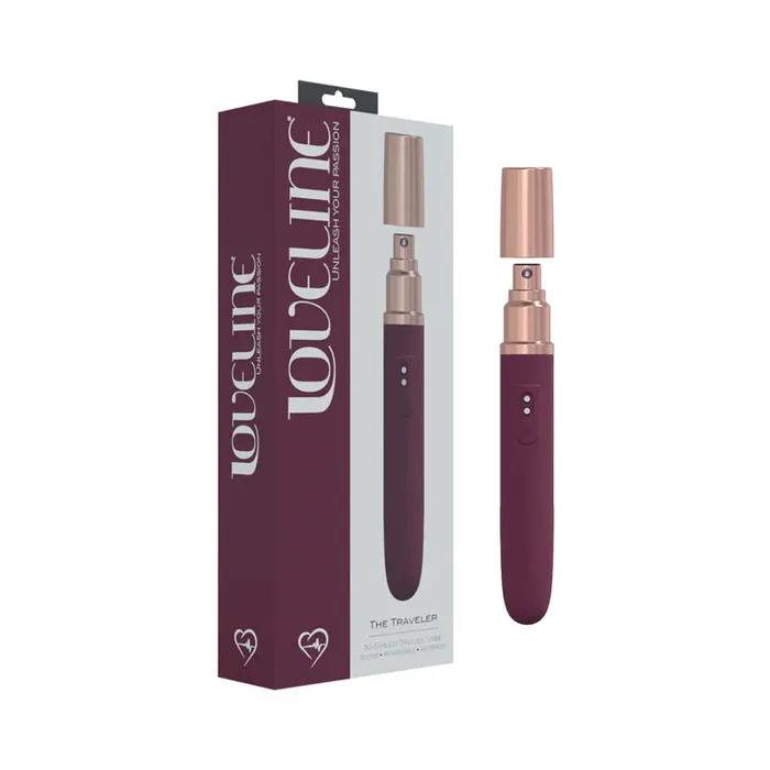 Female Sex Toys Shots LoveLine Traveler Vibrator with BuiltIn Lubricant Dispenser