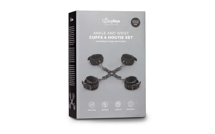 Fetish Collection Couples Fetish Collection Hogtie With Hand and Ankle Cuffs Black