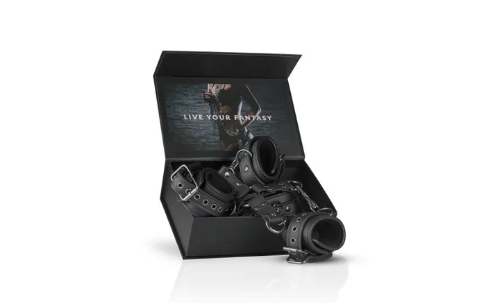 Fetish Collection Couples Fetish Collection Hogtie With Hand and Ankle Cuffs Black