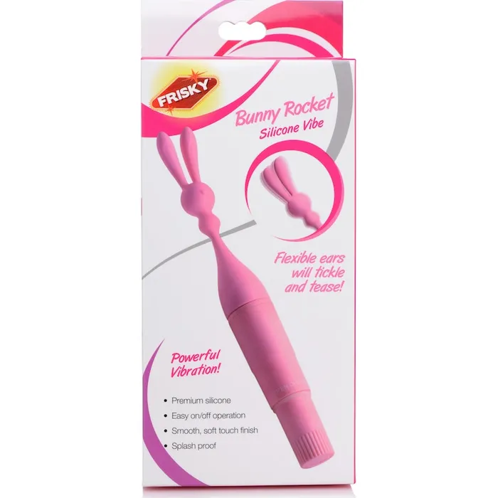 Frisky Frisky Bunny Rocket Silicone Vibrator Female Sex Toys