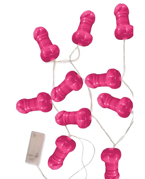 Hott Products Vibrators Light Up Pink Pecker String Party Lights
