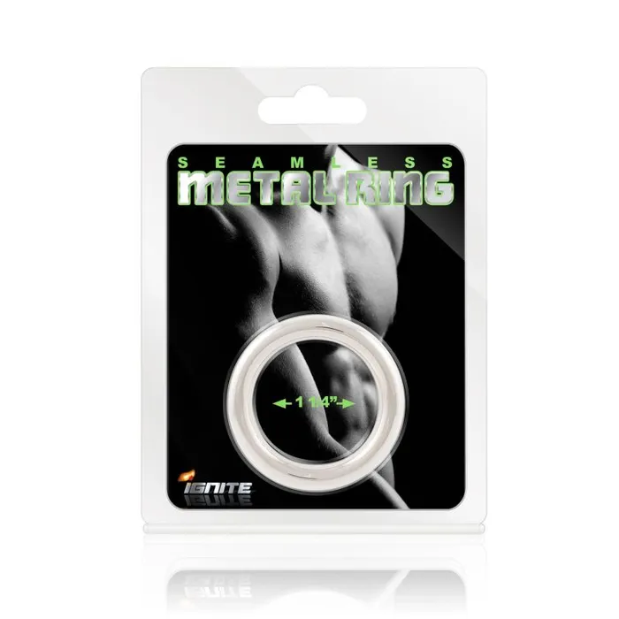 Ignite Seamless Metal Cock Ring 32mm Si Novelties Male Sex Toys