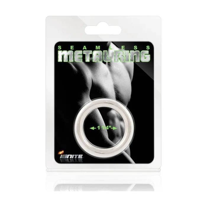Ignite Seamless Metal Cock Ring 32mm Si Novelties Male Sex Toys