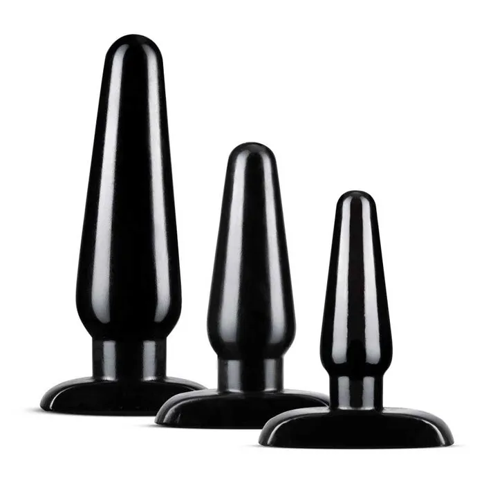 iloveexcitement Anal Adventures Basic Kit Black Anal Plug Anal