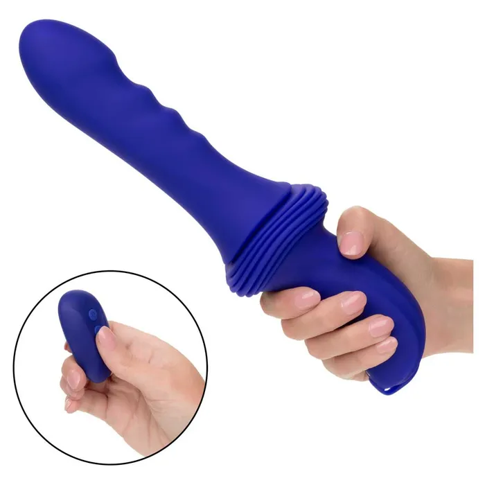 iloveexcitement Female Sex Toys CalExotics Overdrive Remote Control Sex Machine Ridged Thruster