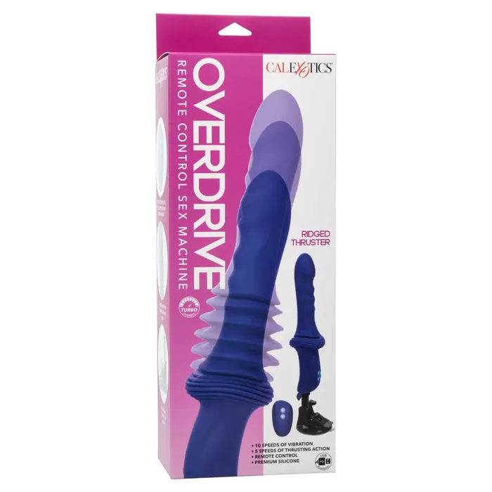 iloveexcitement Female Sex Toys CalExotics Overdrive Remote Control Sex Machine Ridged Thruster