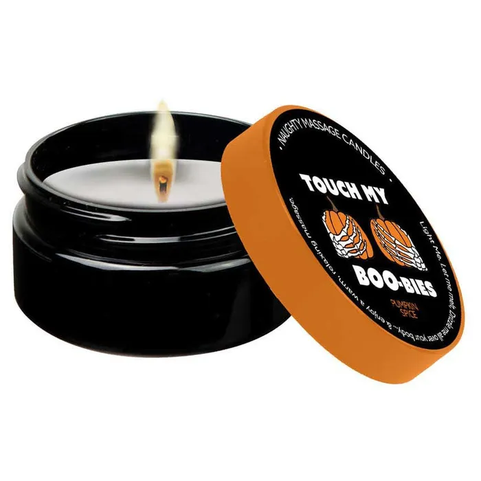 iloveexcitement Vibrators Kama Sutra Touch My Boobies Pumpkin Spice Naughty Mini Massage Candle