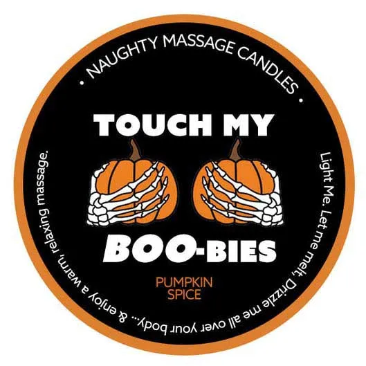 iloveexcitement Vibrators Kama Sutra Touch My Boobies Pumpkin Spice Naughty Mini Massage Candle