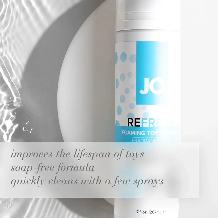 Jo Refresh Foaming Toy Cleaner Jo Lube Vibrators