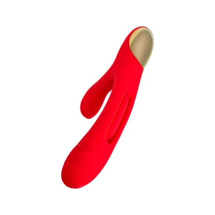 JOS Patti Moving Tongue Rabbit Vibrator Red JOS Vibrators