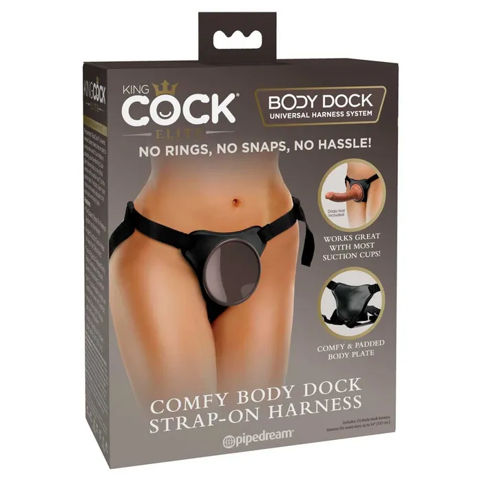 King Cock Elite Comfy Body Dock StrapOn Harness iloveexcitement Female Sex Toys
