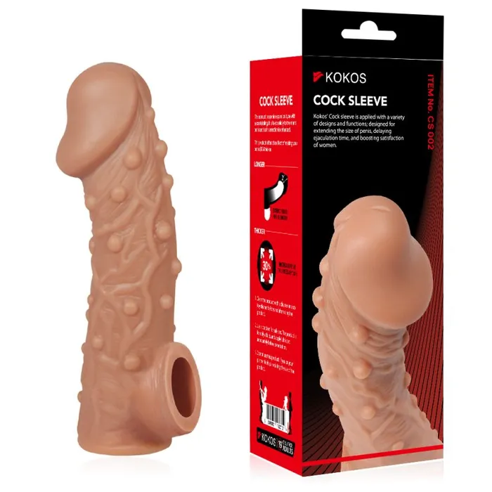 Kokos Kokos Cock Sleeve 2 Small 138cm Flesh Male Sex Toys