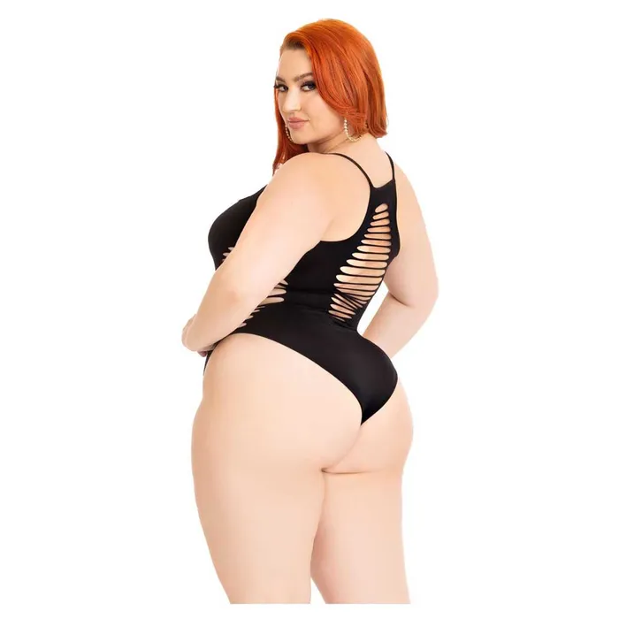 Leg Avenue Reckless Behavior Thong Bodysuit iloveexcitement Teddies And Bodies