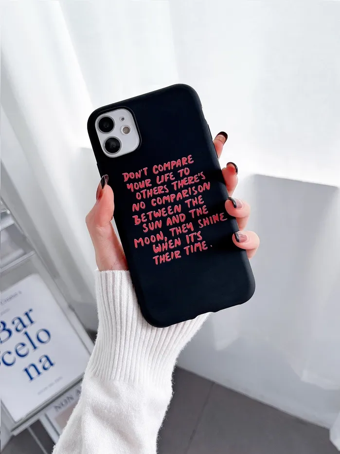 Letter Graphic Phone Case Shein Vibrators