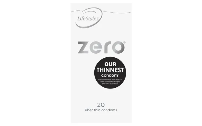 LifeStyles Zero Condoms 20Pack LifeStyles Male Sex Toys