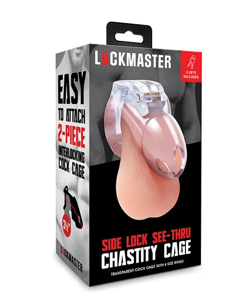 Lockmaster 35 Side Lock See Thru Chastity Cage Clear Electric Eel INC Male Sex Toys Lockmaster 35 Side Lock See Thru Chastity Cage Clear Electric Eel INC Male Sex Toys