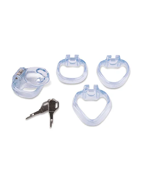 Lockmaster 35 Side Lock See Thru Chastity Cage Clear Electric Eel INC Male Sex Toys Lockmaster 35 Side Lock See Thru Chastity Cage Clear Electric Eel INC Male Sex Toys