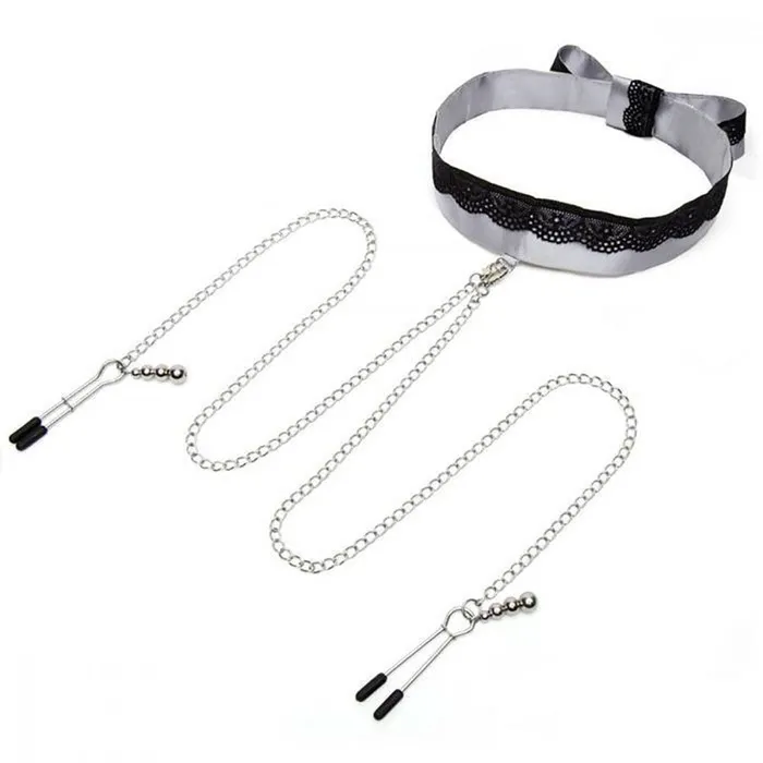 Lovehoney Vibrators Fifty Shades of Grey Play Nice Satin Collar Nipple Clamps Lovehoney Vibrators Fifty Shades of Grey Play Nice Satin Collar Nipple Clamps
