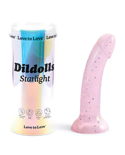 Lovely Planet Dildos Love To Love Curved Suction Cup Dildolls Starlight Pink Lovely Planet Dildos Love To Love Curved Suction Cup Dildolls Starlight Pink