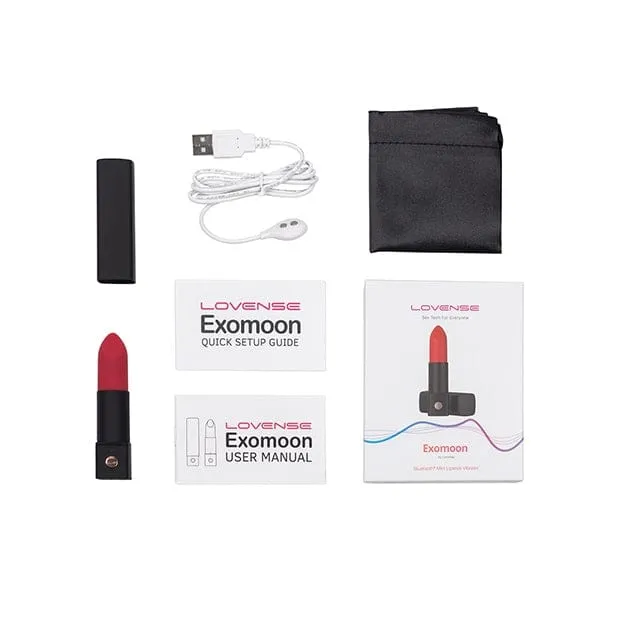Lovense Exomoon Bluetooth Lipstick Vibrator Lovense Female Sex Toys