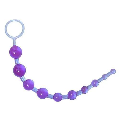 Loving Joy Sexy Anal Love Beads In Purple Loving Joy Anal