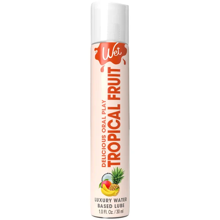 Lubricants Wet Flavored Tropical Oral Lubricant 1oz Williams Trading