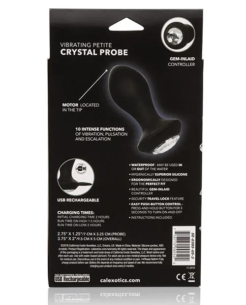 Male Sex Toys California Exotic Novelties Power Gem Vibrating Petite Crystal Probe