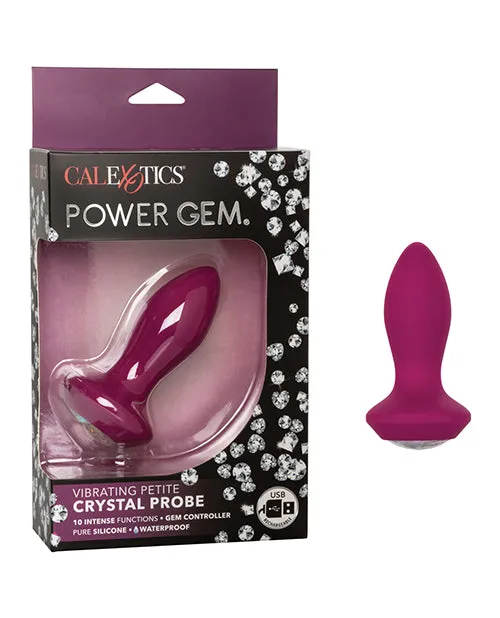 Male Sex Toys California Exotic Novelties Power Gem Vibrating Petite Crystal Probe