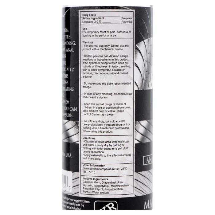 Male Sex Toys iloveexcitement Master Series Ass Relax Desensitizing Lubricant 425 oz