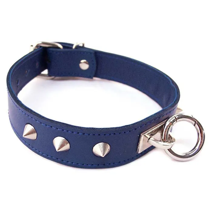 Male Sex Toys iloveexcitement Rouge Leather ORing Studded Collar