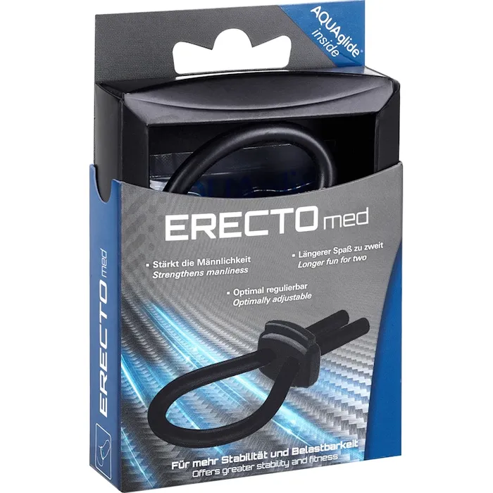 Male Sex Toys JOYDIVISION ERECTOmed Adjustable Cock Ring Black