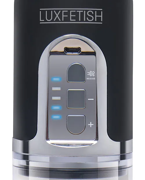 Male Sex Toys Lux Fetish 2in1 Blowjob Sucker Penis Enlarger Pump Electric Eel INC